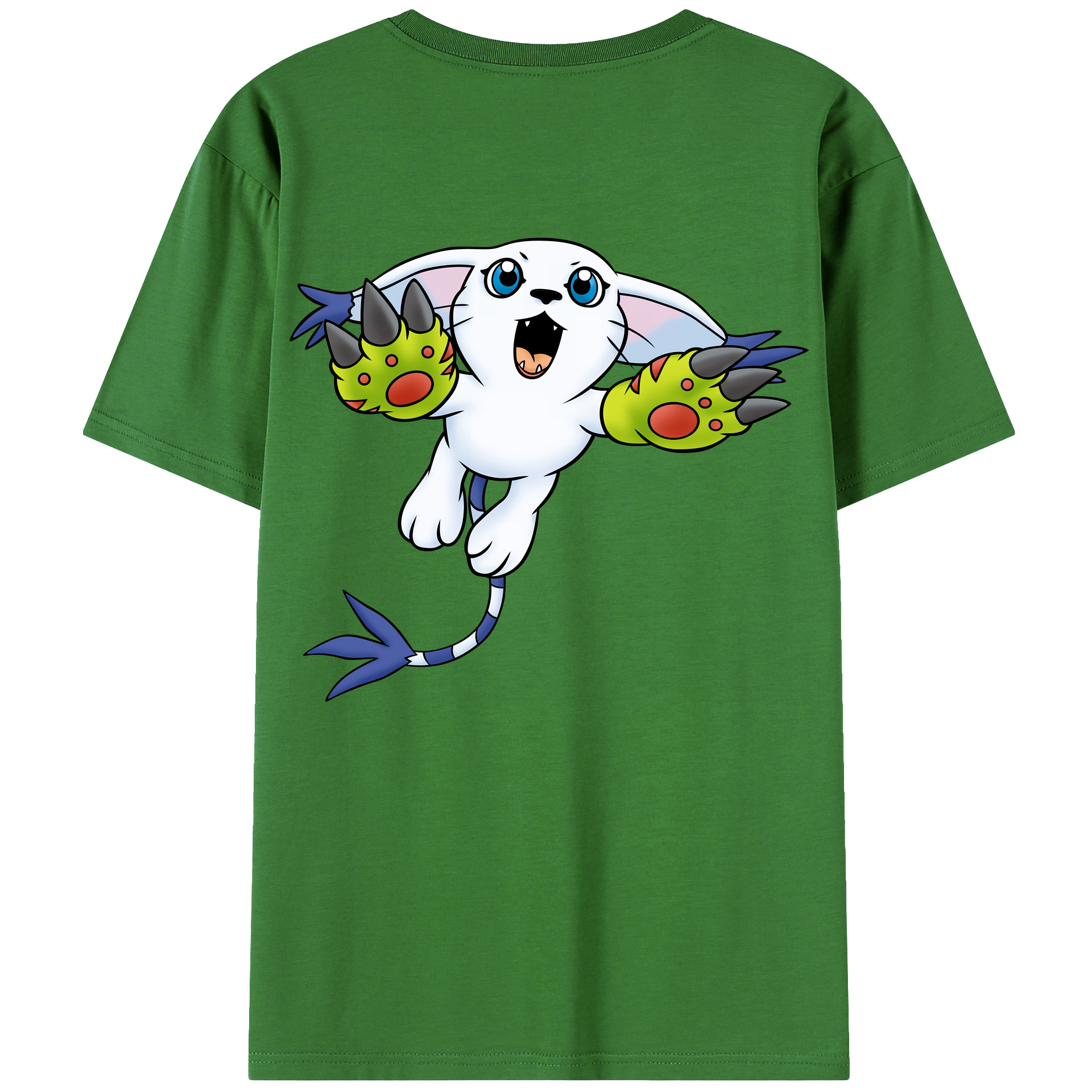 （画像用） Digimon デジタルモンスター/デジモン レディース半袖Tシャツ(バックプリント)
